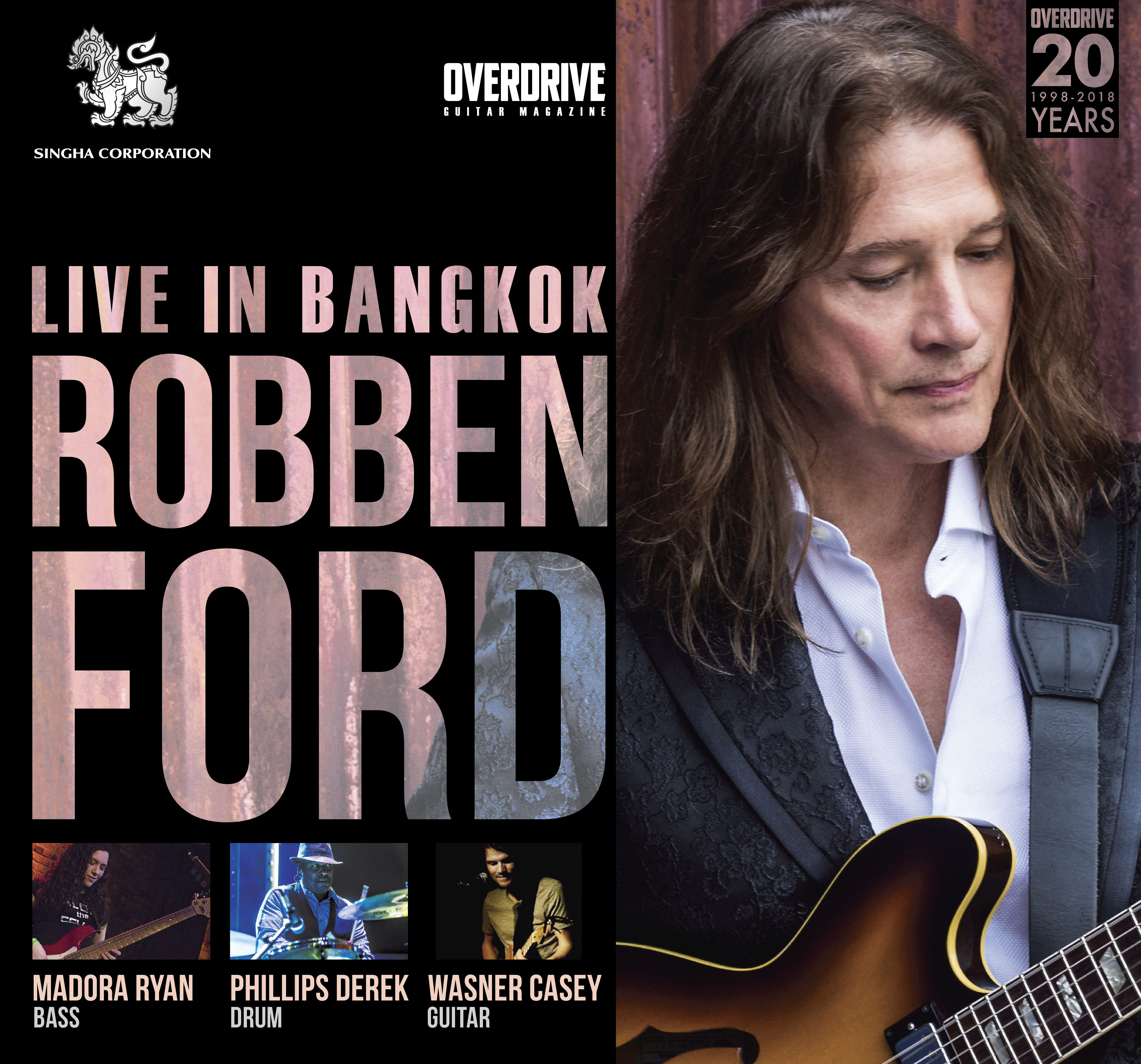 Robben Ford Live in Bangkok มือกีตาร์บลูส์และแจ๊ซระดับโลกที่คุณไม่ควรพลาด – 21 Nov 2017 @โรงละครหิมพานต์อวตาร ชั้น 4 ศูนย์การค้า Show DC