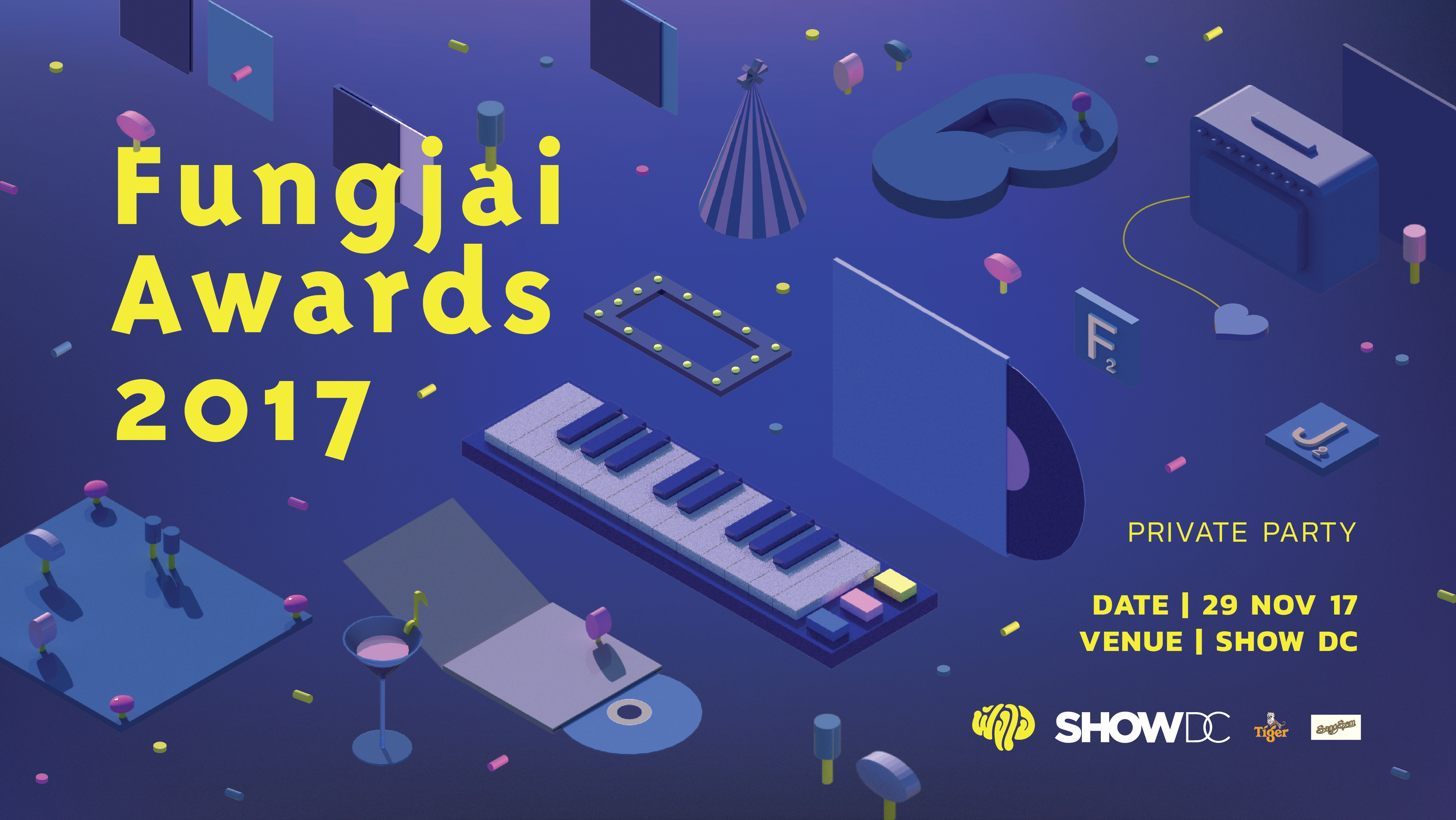 Fungjai Awards 2017 งานประกาศรางวัล เพื่อชุมชนคนดนตรี ที่สร้างสรรค์ผลงานดีในปี 2017