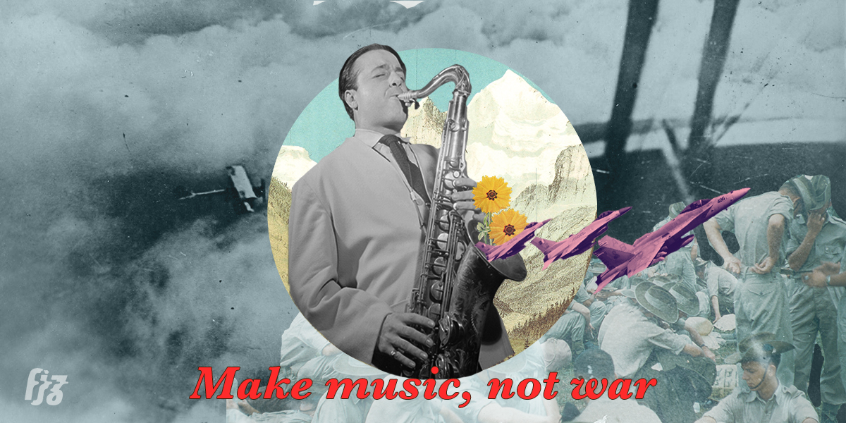 Make Music, Not War เอาอาวุธมาทำเครื่องดนตรีให้หมดในนิทรรศการ Disarm