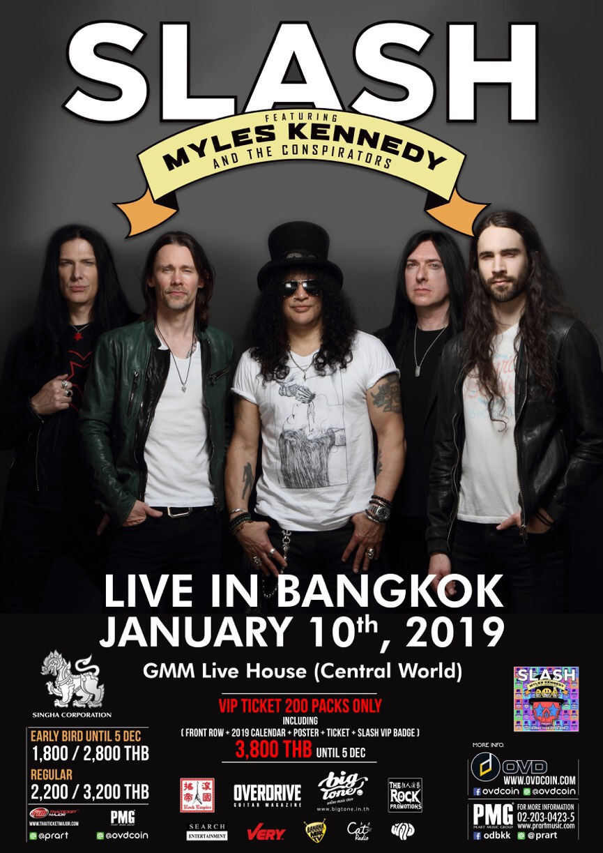 SLASH Featuring Myles Kennedy Live in Bangkok POSTER
