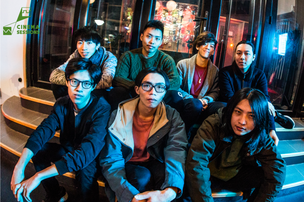 Angry Youth band in front of YuChen Studio Cinema Sessions 