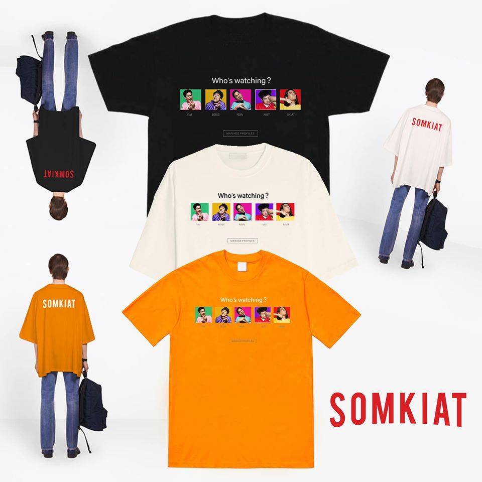 เสื้อวง SOMKIAT ในงาน Cat T-Shirt 2019