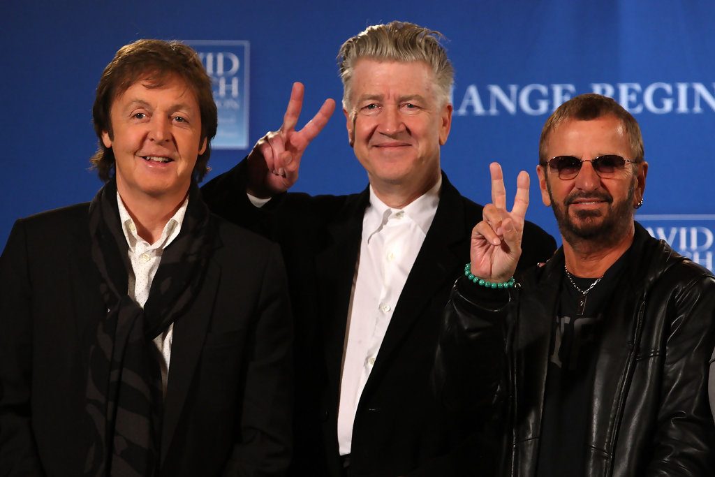 Paul McCartney, David Lynch, Ringo Starr